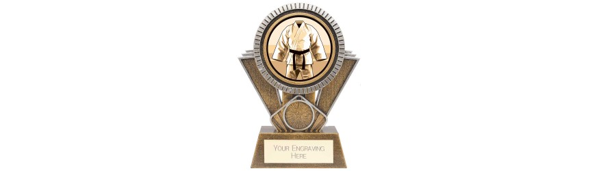 APEX MARTIAL ARTS TROPHY - 3 SIZES - 13CM - 18CM